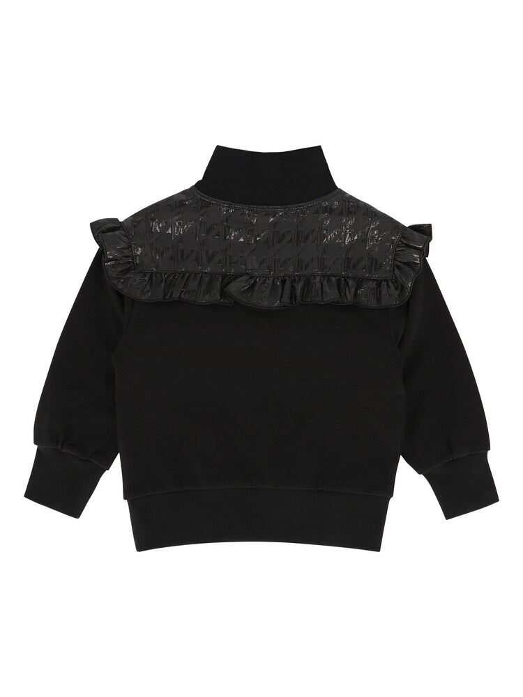 Angels Face Adalene Jacquard Panel 100% Cotton Black Sweatshirt - Image 5 of 5