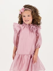 Angels Face Pink Lark Rose Trim Dress - Image 3 of 4