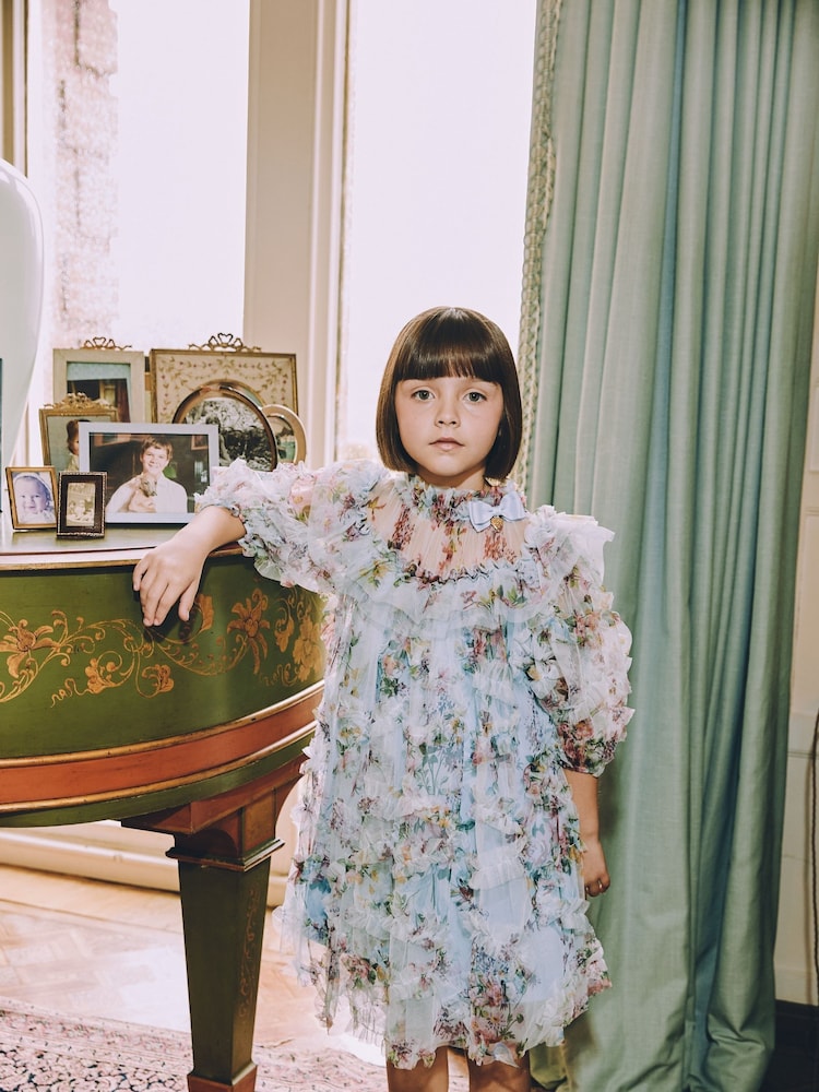 Angels Face Blue Luella Floral Tulle Dress - Image 1 of 6
