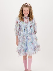 Angels Face Blue Luella Floral Tulle Dress - Image 2 of 6