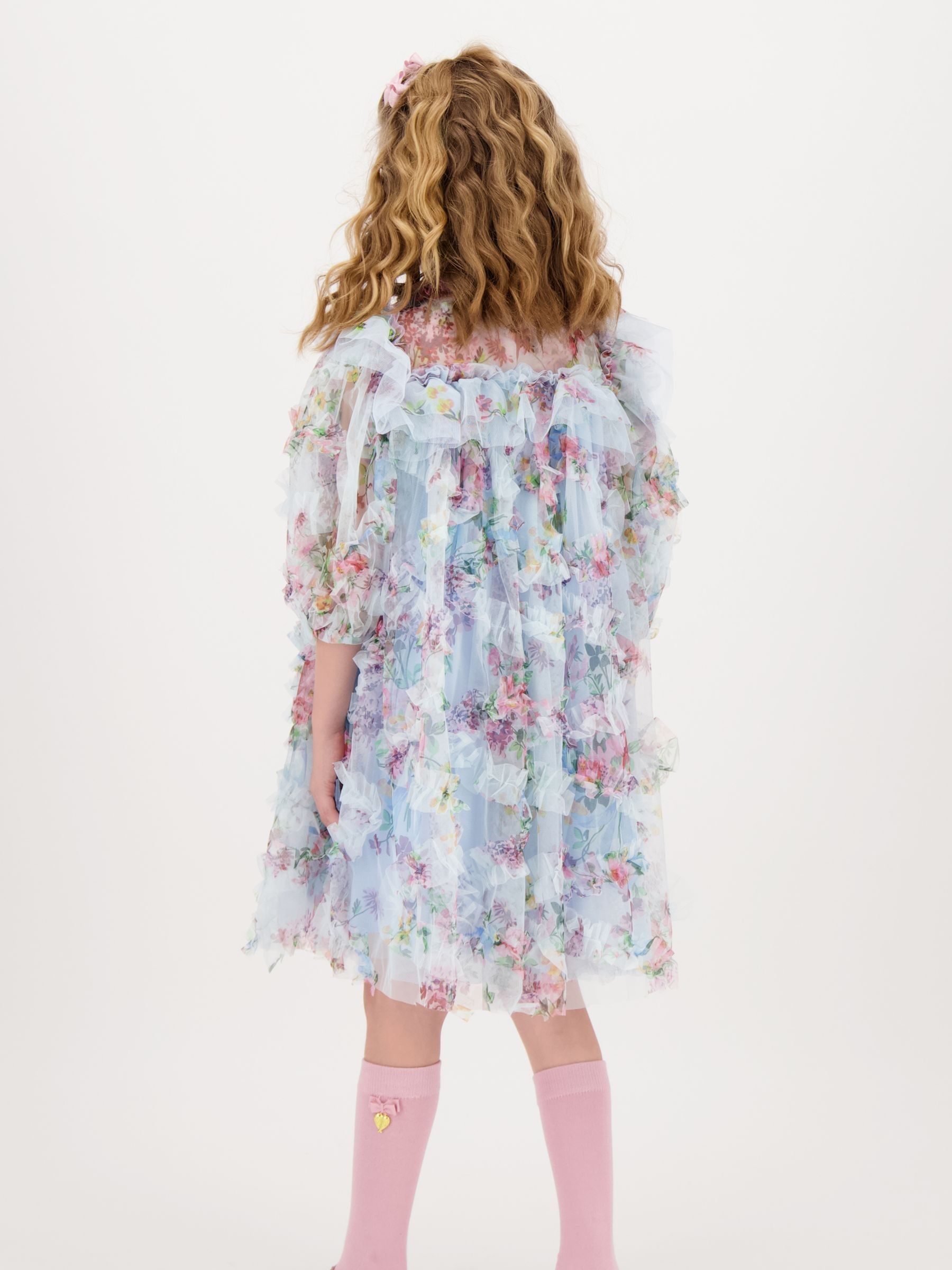 Buy Angels Face Blue Luella Floral Tulle Dress from Next India