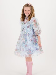 Angels Face Blue Luella Floral Tulle Dress - Image 4 of 6