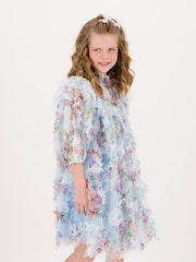 Angels Face Blue Luella Floral Tulle Dress - Image 5 of 6