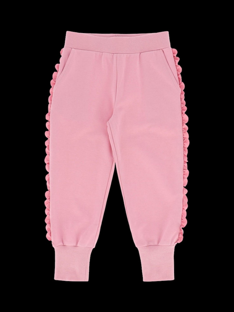 Angels Face Pink Nerys Satin Trim Sweat 100% Cotton Tracksuit - Image 5 of 5