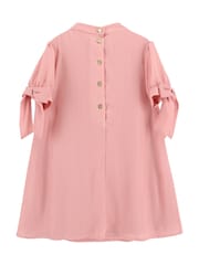 Angels Face Pink Fernie Bow Trim Dress - Image 2 of 2