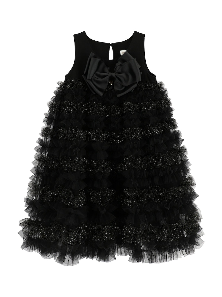 Angels Face Black Donna Ruffle Dress - Image 4 of 4