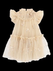 Angels Face Gold Marietta Multi Glitter Star Dress - Image 3 of 4