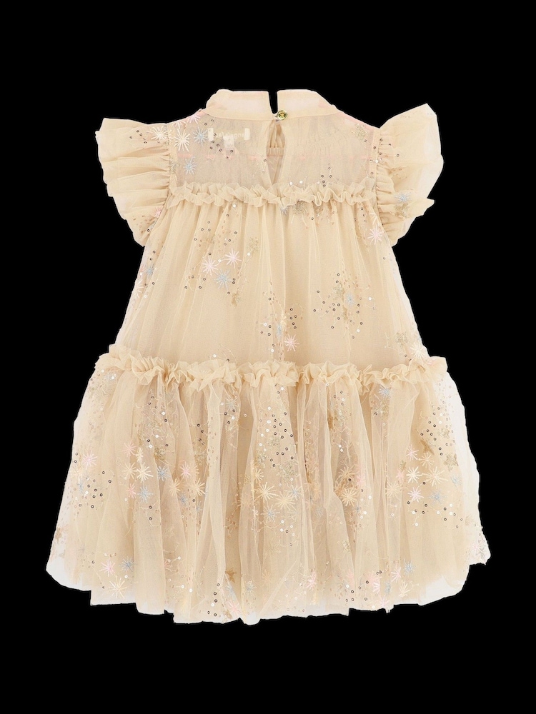 Angels Face Gold Marietta Multi Glitter Star Dress - Image 4 of 4 Angels Face Gold Marietta Multi Glitter Star Dress - Image 4 of 4
