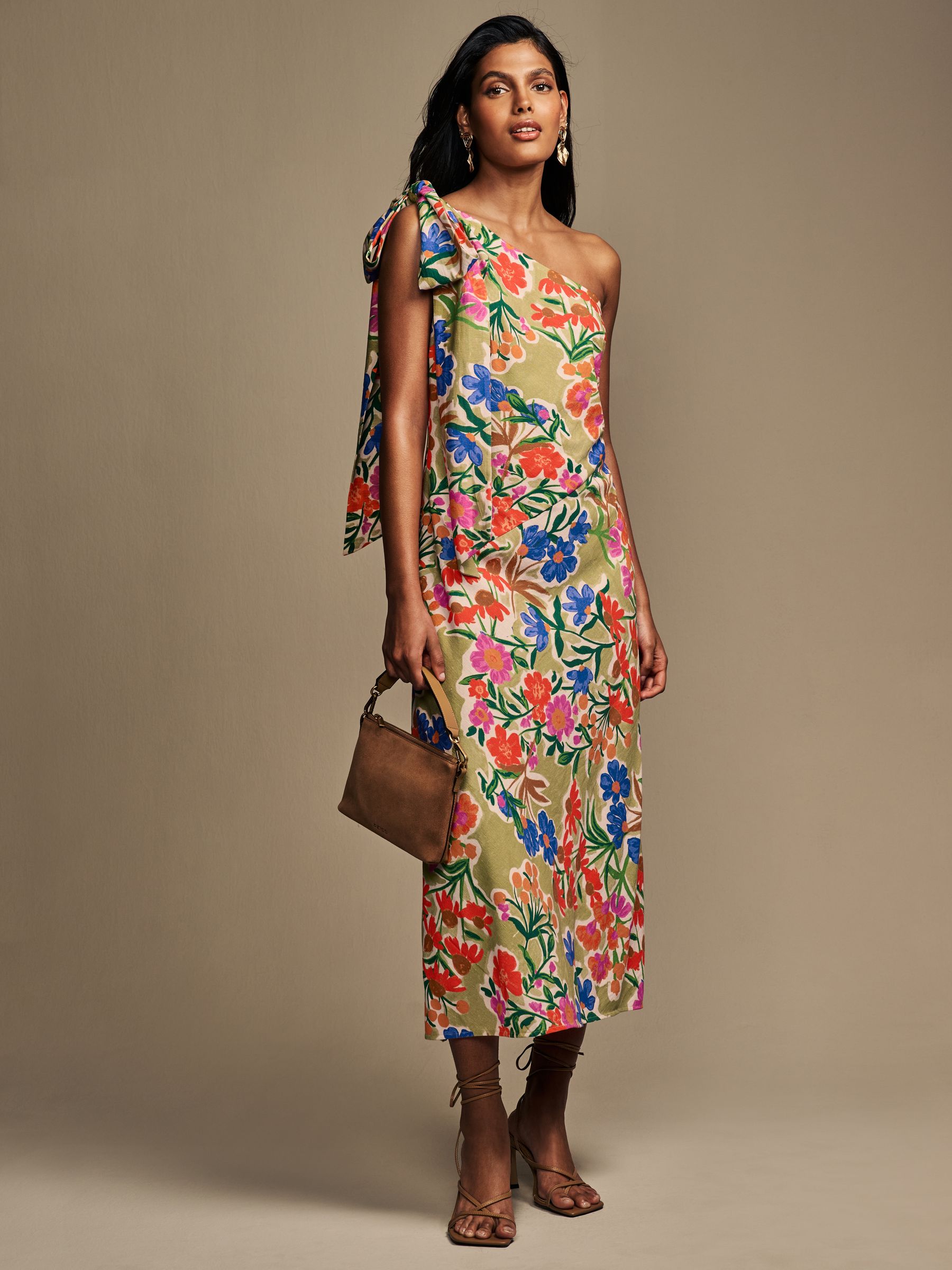 Buy Laura Ashley Multi Honeybourne Floral Print One Shoulder