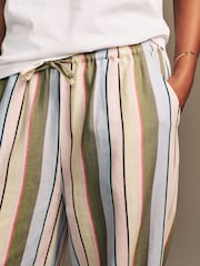 Laura Ashley Holiday Stripe Wide Leg Trousers - Imagen 4 de 8