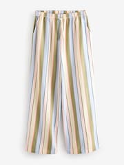 Laura Ashley Holiday Stripe Wide Leg Trousers - Imagen 5 de 8