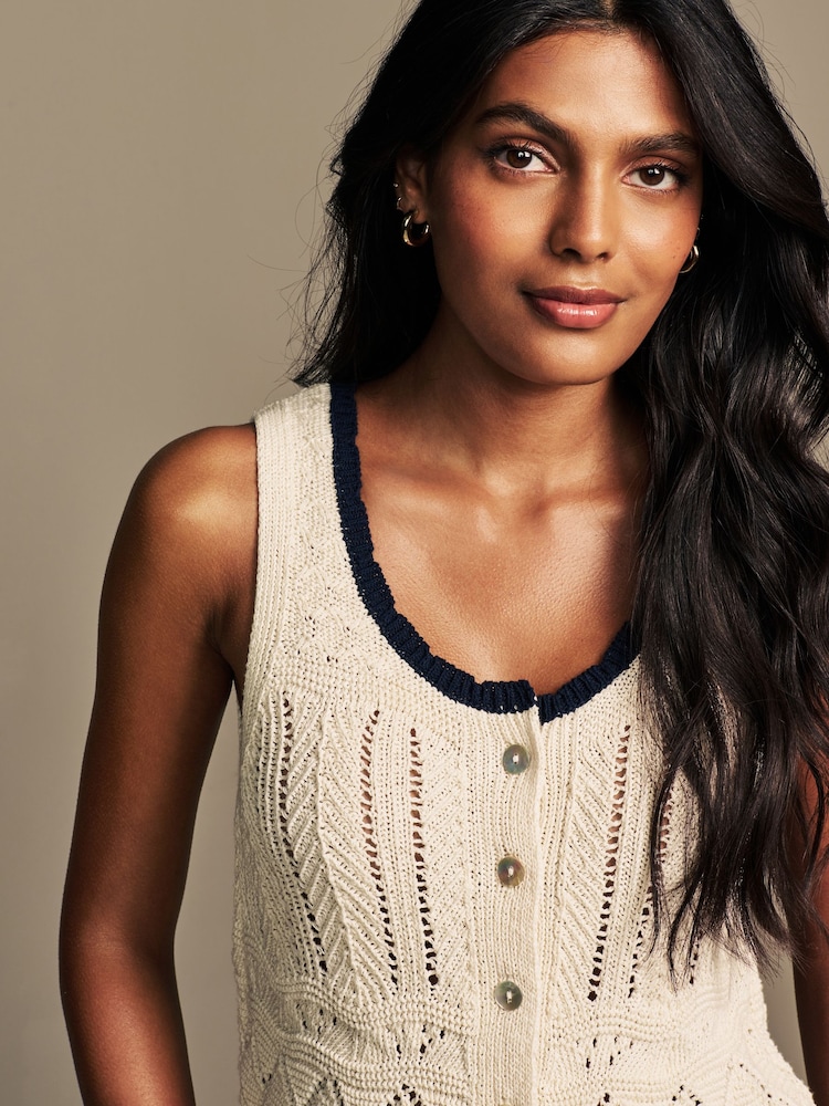 Laura Ashley Haut en maille au crochet - Image 5 of 8