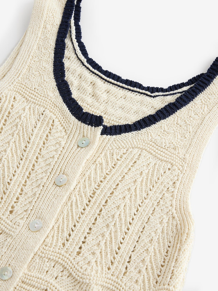 Laura Ashley Haut en maille au crochet - Image 7 of 8