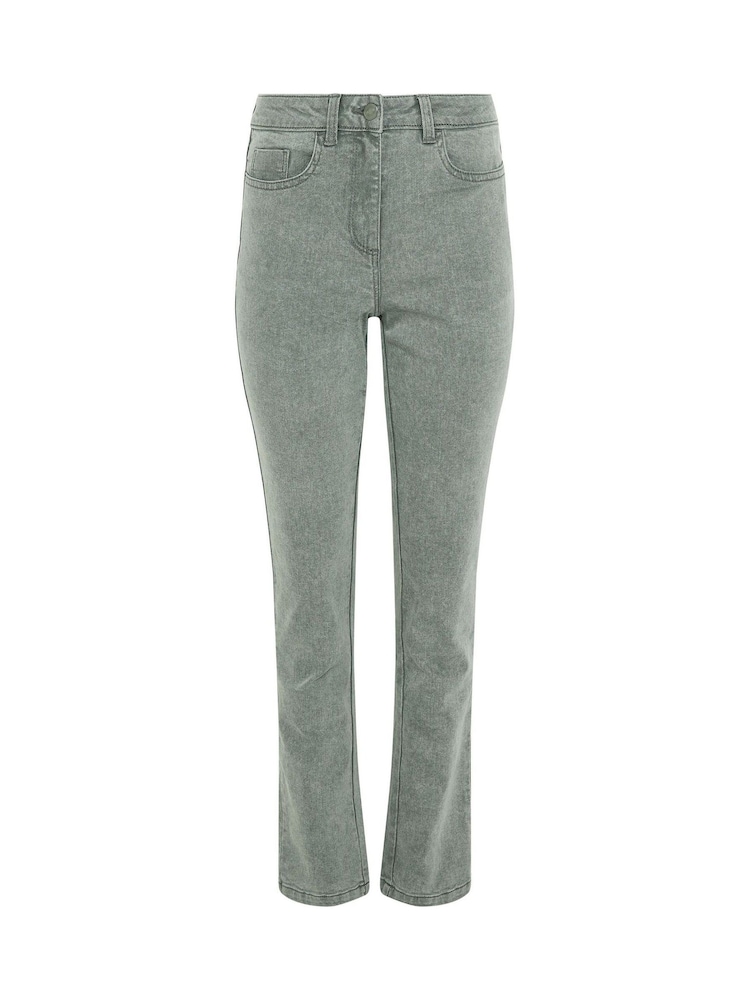 M&Co Petite Wash Straight Leg Jeans - תמונה 5 מתוך 5