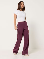 PixieGirl Petite Red Wide Leg Yoga Pants - Image 1 of 6