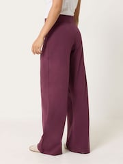 PixieGirl Petite Red Wide Leg Yoga Pants - Image 3 of 6