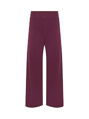 PixieGirl Petite Red Wide Leg Yoga Pants - Image 5 of 6
