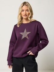 Felpa Varsity Animal Star di M&Co - Immagine 1 di 6