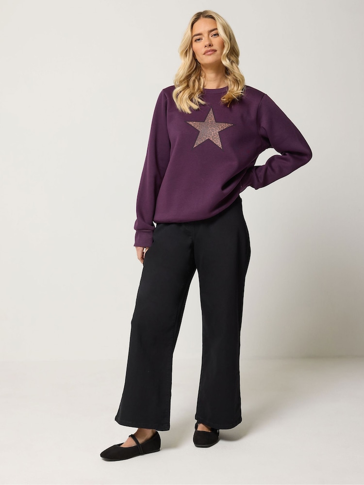 Felpa Varsity Animal Star di M&Co - Immagine 2 di 6