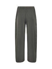 Grau - PixieGirl Petite Wickelhose mit weitem Bein und Falten - Bild 6 von 6