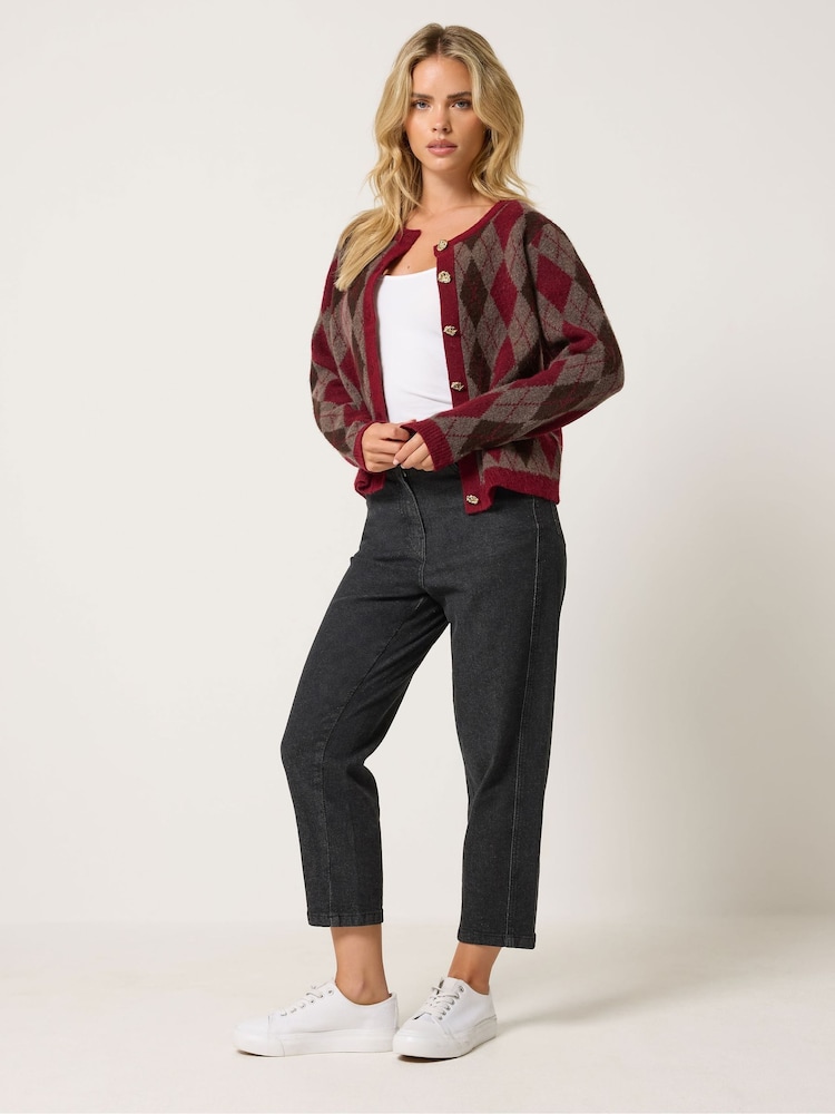 Grau - M&Co Petite Barrel-Leg Jeans - Bild 2 von 6 Grau - M&Co Petite Barrel-Leg Jeans - Bild 2 von 6