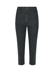 Grau - M&Co Petite Barrel-Leg Jeans - Bild 5 von 6