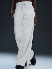 Nike Light Wood Natural Phoenix Fleece High Waisted Wide Leg Joggers - Image 5 of 5