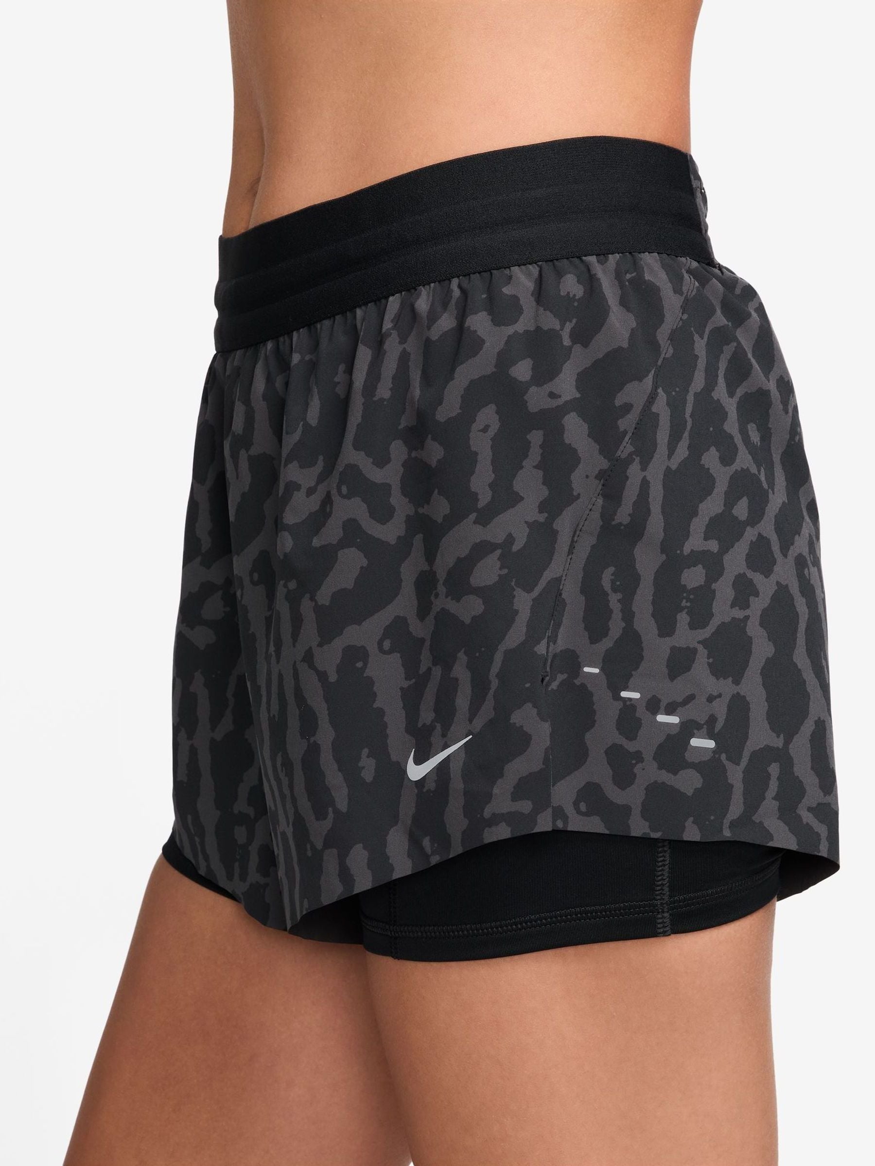 snake print nike shorts