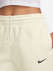 Nike Natural Phoenix Fleece Mid Rise Joggers - Image 3 of 8