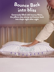 Slumberdown 2 Pack Comfy 100% Cotton Pillows - Image 3 of 8