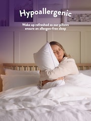 Slumberdown 2 Pack Comfy 100% Cotton Pillows - Image 6 of 8