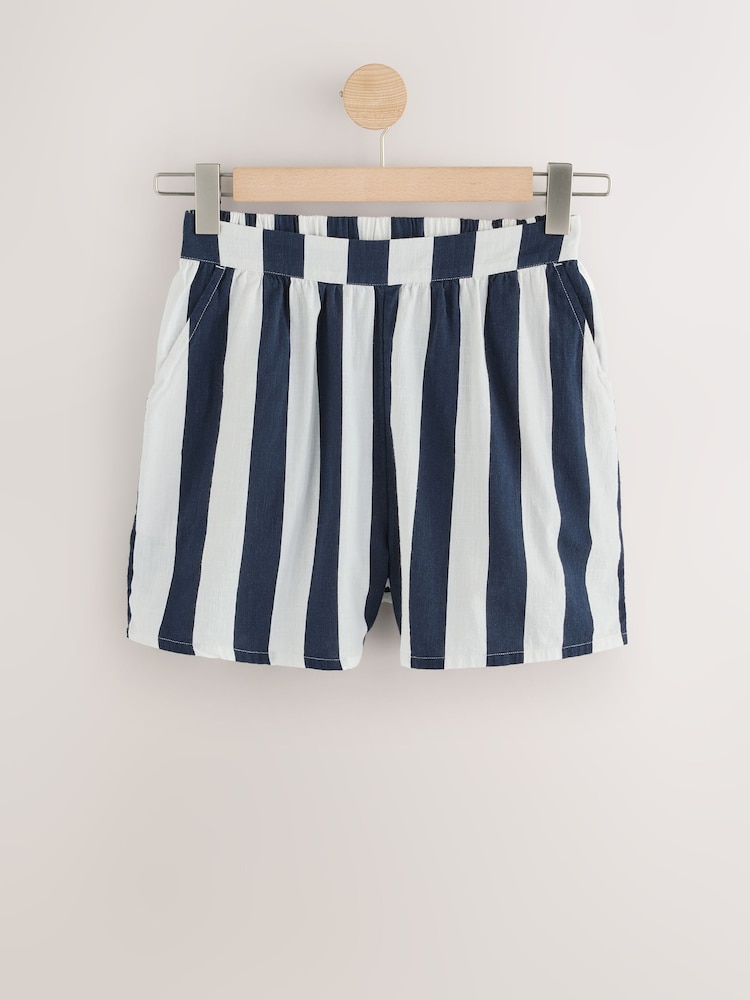 Azul marino/Blanco - Summer Beach Shorts - Imagen 1 de 3