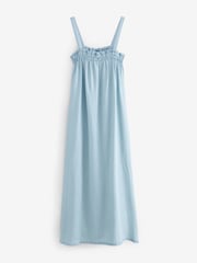 Blue Maxi Summer Dress Containing TENCEL™? lyocell - Image 7 of 9