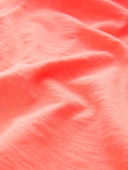 Coral rosa - 100% Cotton Jersey Playsuit - Imagen 6 de 7