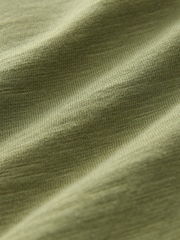 Khaki Green 100% Cotton Jersey Playsuit - Image 7 of 7