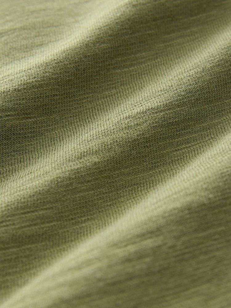 Khaki Green 100% Cotton Jersey Playsuit - Image 7 of 7