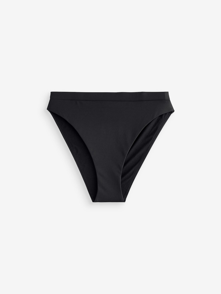 Nike Black High Waisted Bikini Bottoms - Image 1 of 1
