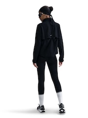 Nike Black Swoosh DriFIT Running Jacket - Image 2 of 5