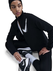 Nike Black Swoosh DriFIT Running Jacket - Image 5 of 5
