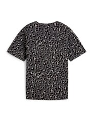 Puma Black Womens ESS+ ANIMAL Relaxed 100% Cotton T-Shirt - Image 5 of 5