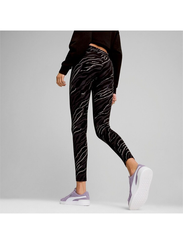 Puma Black Womens ESS+ ANIMAL Graphics Leggings - Image 2 of 6 Puma Black Womens ESS+ ANIMAL Graphics Leggings - Image 2 of 6