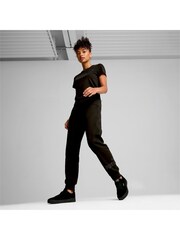 Puma Black Womens ESS+ ANIMAL 100% Cotton T-Shirt - Image 2 of 5