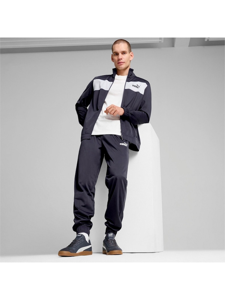 Puma Grey Mens Poly Tracksuit - Image 2 of 6