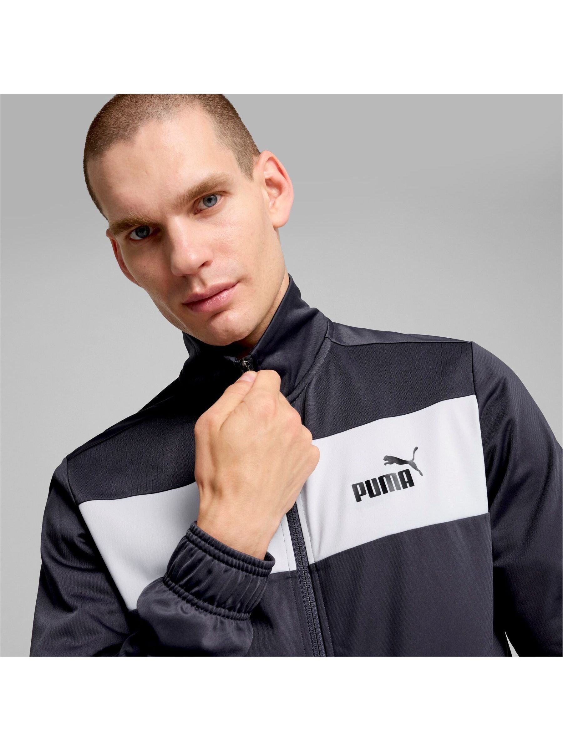 Buy Puma Grey Mens Poly Tracksuit from Next USA