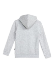 Puma Grey Essentials Logo Youth Hoodie - Image 2 of 2