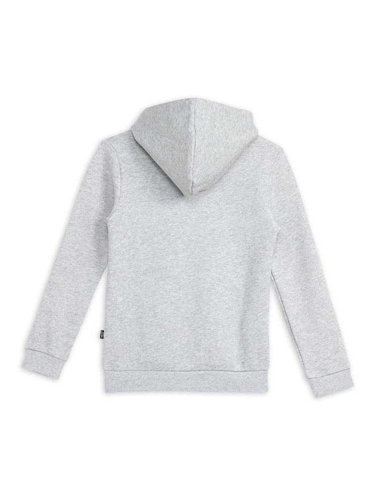 Puma Grey Essentials Logo Youth Hoodie - Image 2 of 2