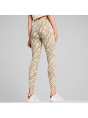 Puma White Womens ESS+ ANIMAL Graphics Leggings - Image 2 of 5