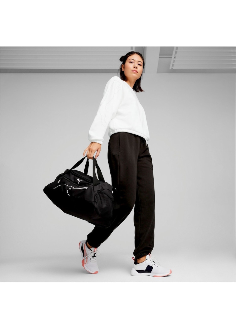 Puma Black Small Unisex Fundatals Sports Bag - Image 5 of 5