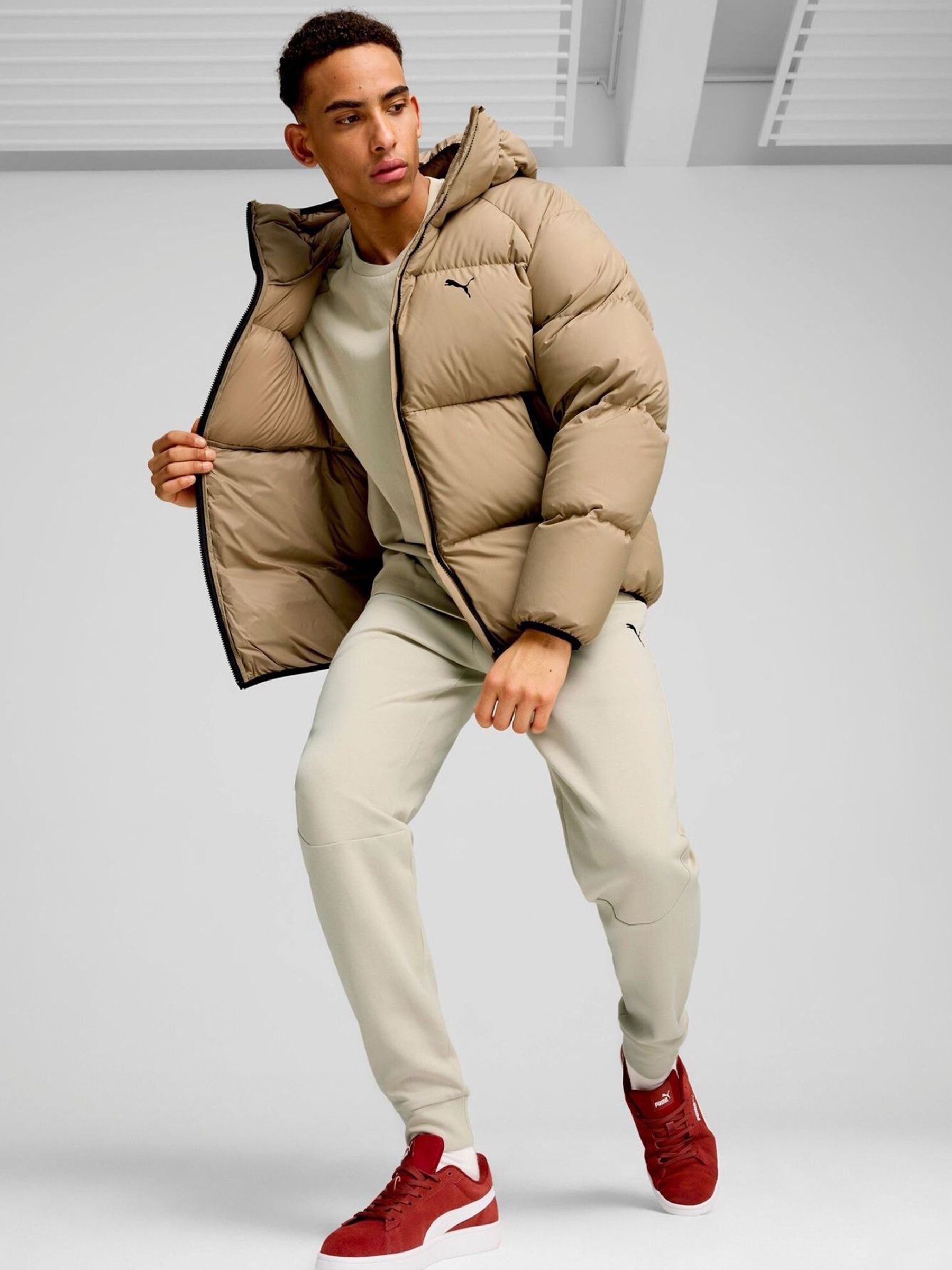 Buy Puma Brown Mens Down Puffer Jacket from Next USA