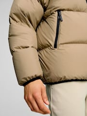 Puma Brown Mens Down Puffer Jacket - Image 6 of 6